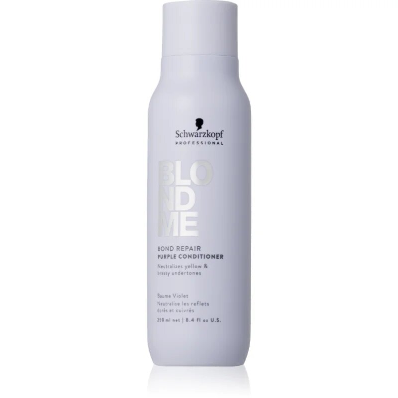 Schwarzkopf Professional Blondme Bond Repair Purple Conditioner vijoličen balzam za blond lase 250 ml