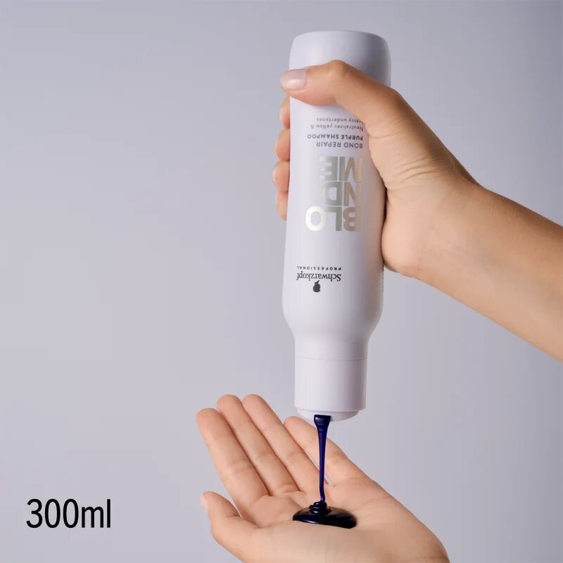 Schwarzkopf Professional Blondme Bond Repair Purple Shampoo vijoličen šampon za blond lase 300 ml