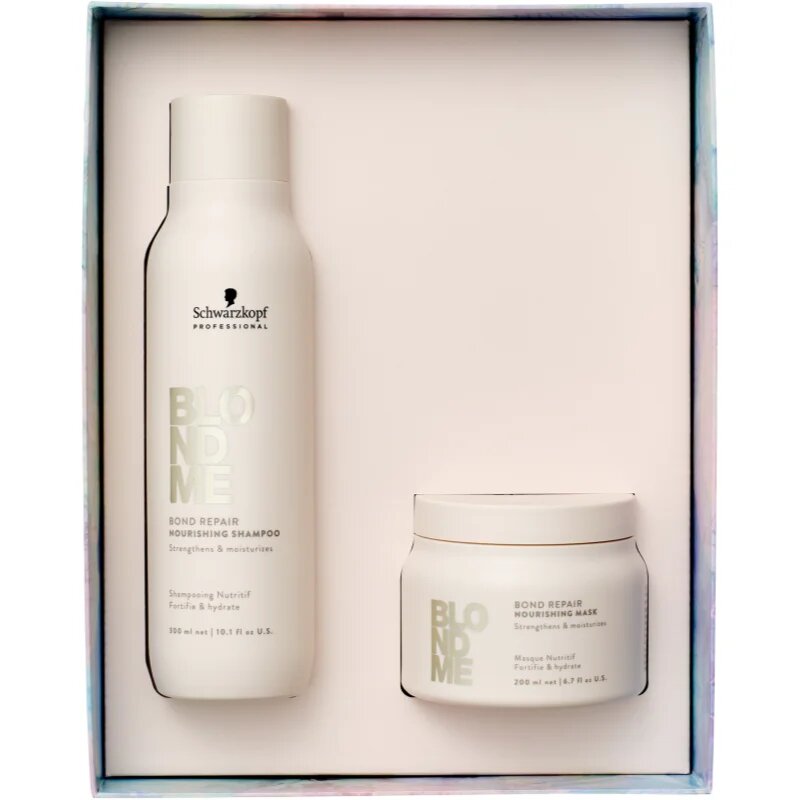 Schwarzkopf Professional Blondme Bond Repair Set darilni set za blond lase