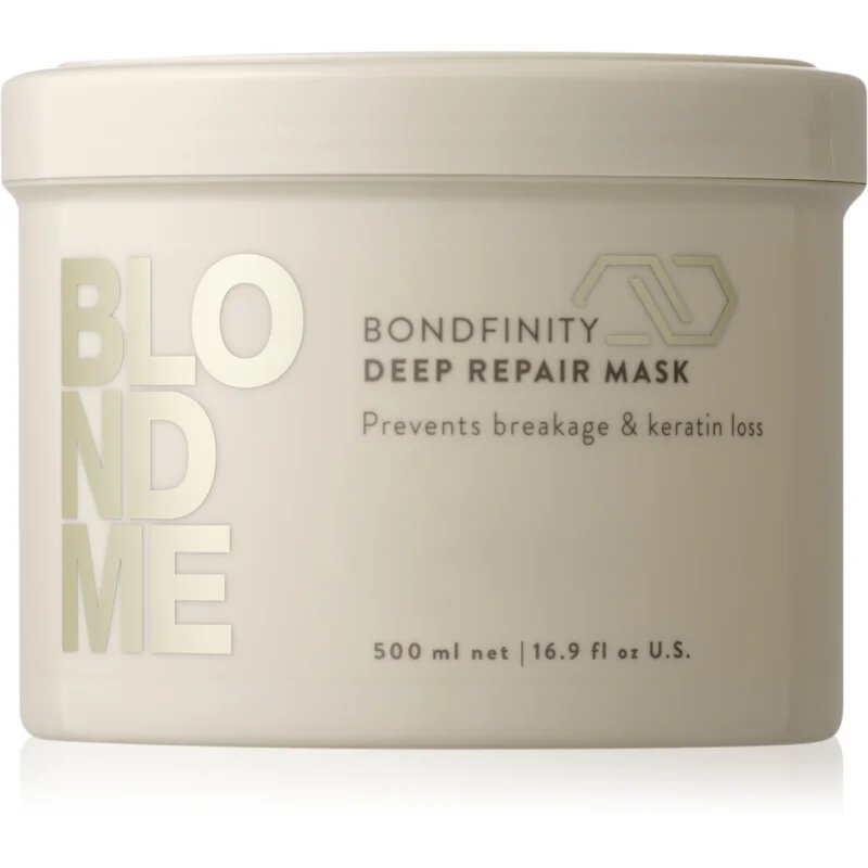 Schwarzkopf Professional Blondme Bondfinity Deep Repair Mask globinsko regeneracijska maska 500 ml