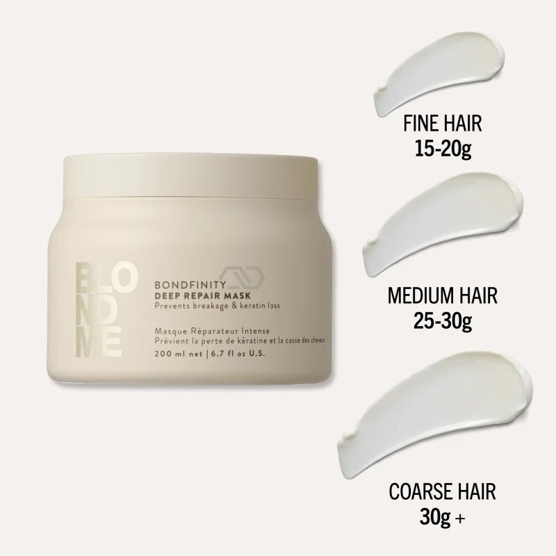Schwarzkopf Professional Blondme Bondfinity Deep Repair Mask globinsko regeneracijska maska 500 ml