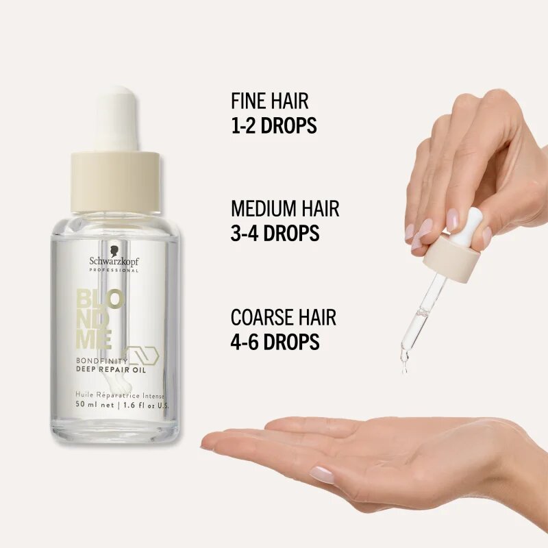 Schwarzkopf Professional Blondme Bondifity Deep Repair Oil hranilno olje za lase 50 ml