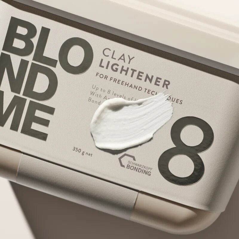 Schwarzkopf Professional Blondme Clay Lightener 8 posvetlitveni puder za blond lase 350 g