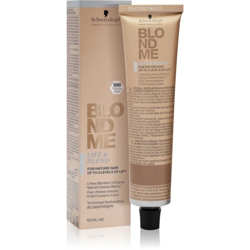 Schwarzkopf Professional Blondme Lift & Blend posvetlitvena krema za blond lase odtenek Ice 60 ml