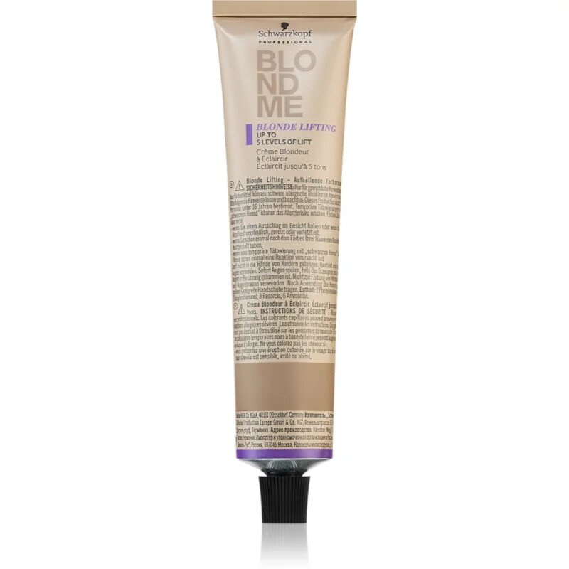 Schwarzkopf Professional Blondme Lifting posvetlitvena krema za blond lase odtenek Ash 60 ml
