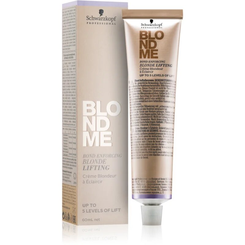 Schwarzkopf Professional Blondme Lifting posvetlitvena krema za blond lase odtenek Sand 60 ml