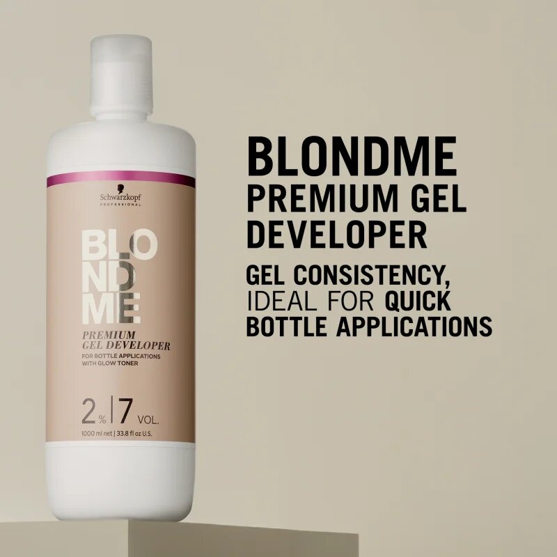 Schwarzkopf Professional Blondme Premium Gel Developer razvijalec barve 2% 1000 ml