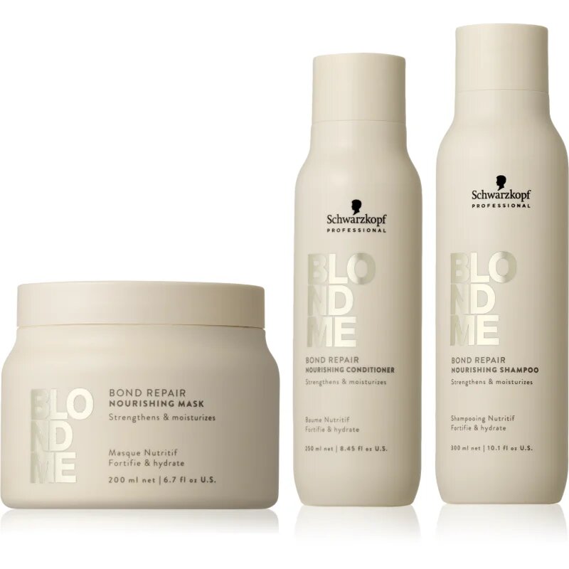 Schwarzkopf Professional Blondme set s hranilnim učinkom