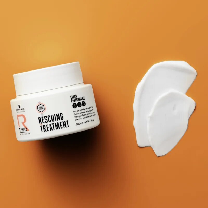 Schwarzkopf Professional Bonacure R-TWO Rescuing Treatment maska za lase za ekstremno poškodovane lase 200 ml