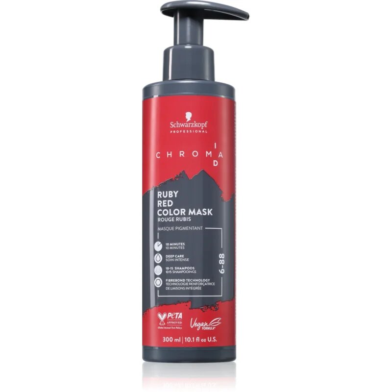 Schwarzkopf Professional Chroma ID Color Mask intenzivna barvna maska za lase odtenek 6-88 Ruby Red 300 ml
