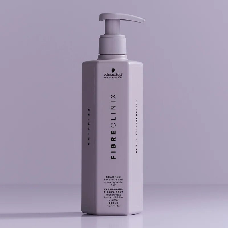 Schwarzkopf Professional Fibre Clinix De-Frizz Shampoo gladilni šampon za neobvladljive lase 300 ml