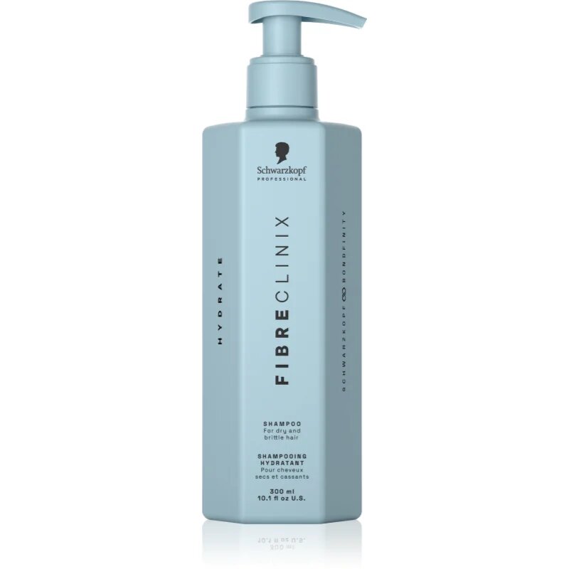 Schwarzkopf Professional Fibre Clinix Hydrate Shampoo vlažilni šampon za suhe lase 300 ml