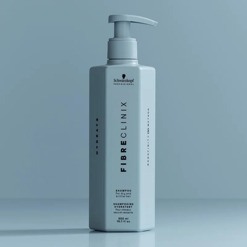 Schwarzkopf Professional Fibre Clinix Hydrate Shampoo vlažilni šampon za suhe lase 300 ml