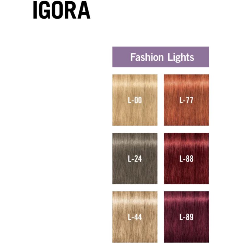 Schwarzkopf Professional IGORA Royal Fashion Lights posvetlitvena krema za lase odtenek L-89 60 ml