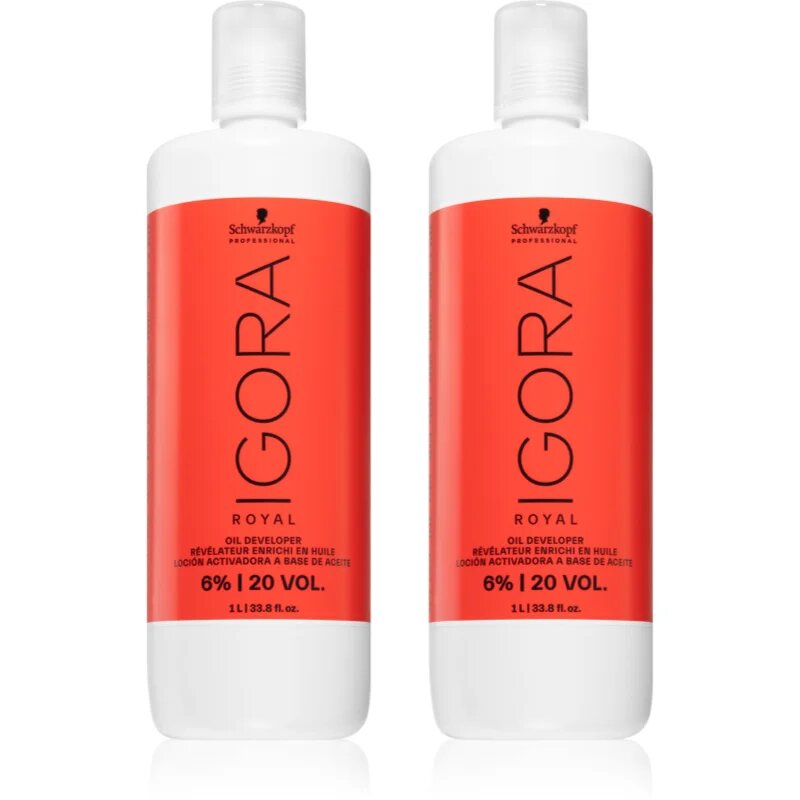 Schwarzkopf Professional IGORA Royal Oil Developer set pri barvanju las