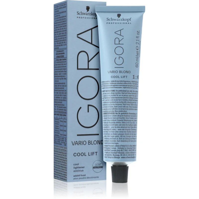 Schwarzkopf Professional IGORA Vario Blond Cool Lift snov za posvetlitev in toniranje Cool Lift 60 ml