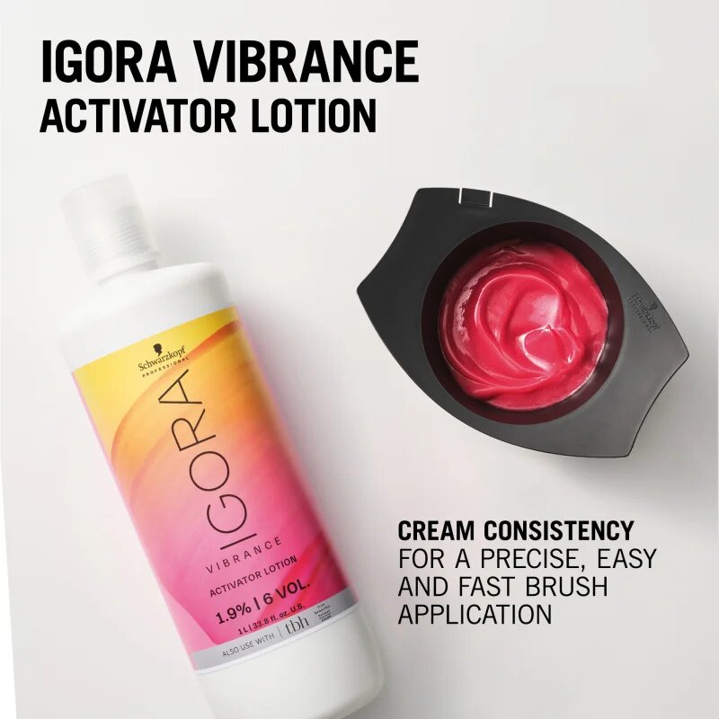 Schwarzkopf Professional IGORA Vibrance oksidacijska emulzija 19% / 6 Vol. 1000 ml
