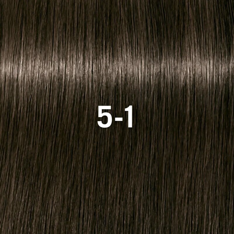 Schwarzkopf Professional IGORA Vibrance poltrajna barva za lase odtenek 5-1 Light Brown Cendre 60 ml