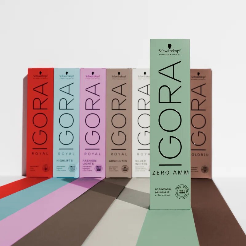 Schwarzkopf Professional IGORA ZERO AMM permanentna barva za lase brez amoniaka odtenek 8-0 60 ml