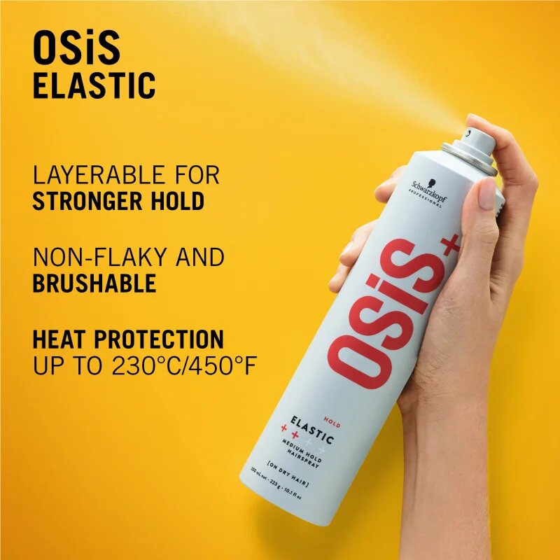 Schwarzkopf Professional Osis+ Elastic pršilo za lase s srednjo fiksacijo 500 ml