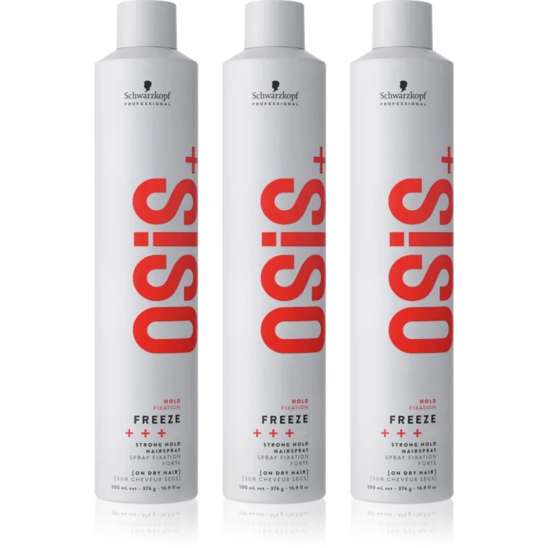 Schwarzkopf Professional Osis+ Freeze lak za lase z ekstra močnim utrjevanjem ugodno pakiranje