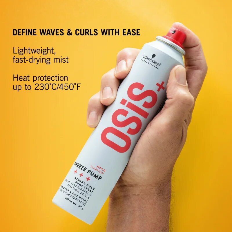 Schwarzkopf Professional Osis+ Freeze Pump lak za lase z ekstra močnim utrjevanjem 200 ml
