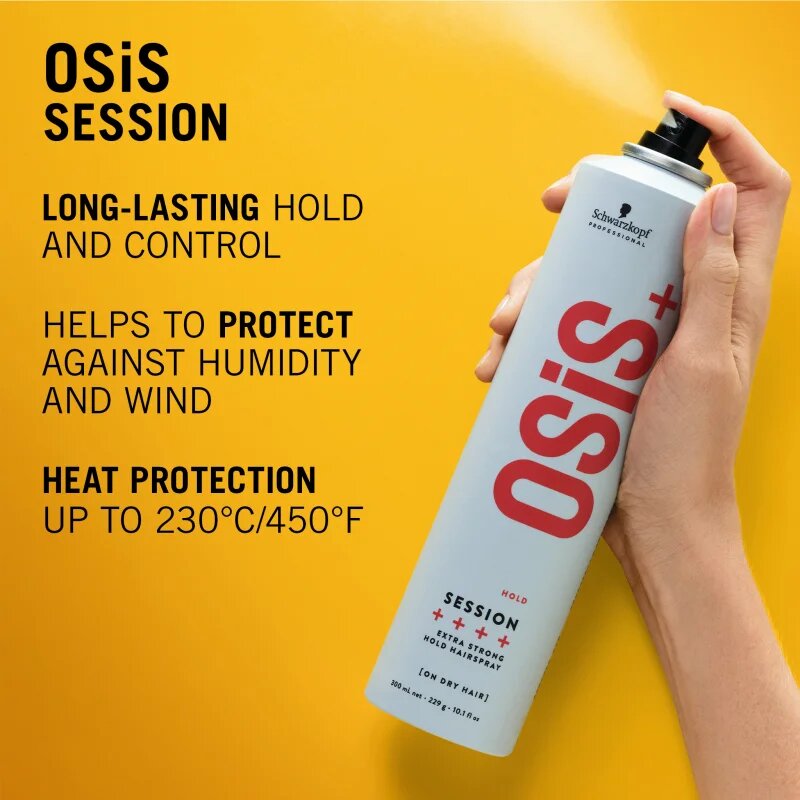 Schwarzkopf Professional Osis+ Session lak za lase z ekstra močnim utrjevanjem 500 ml