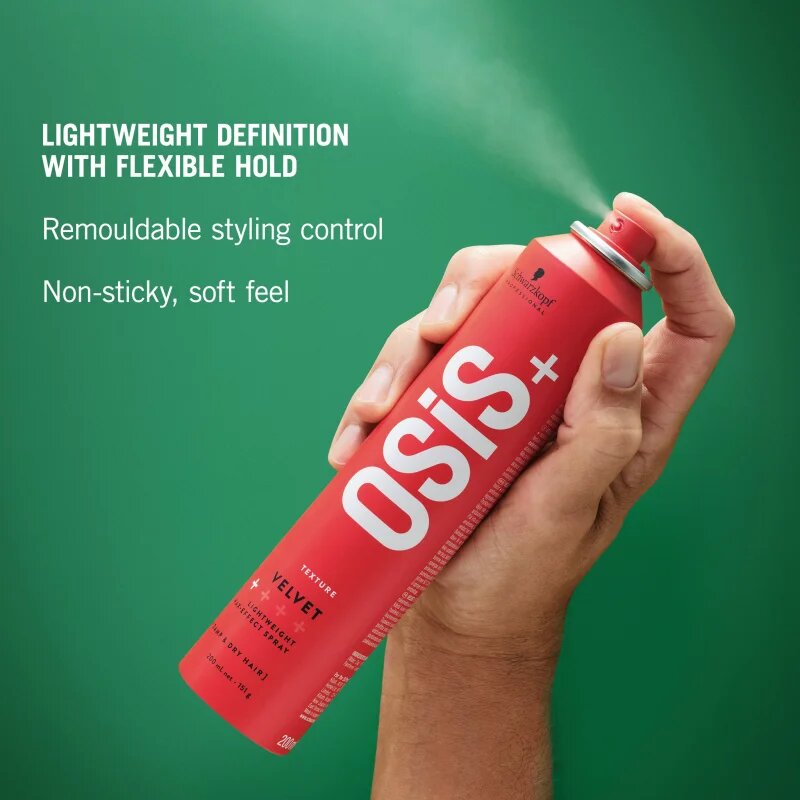Schwarzkopf Professional Osis+ Velvet vosek za stilsko oblikovanje las v pršilu 200 ml