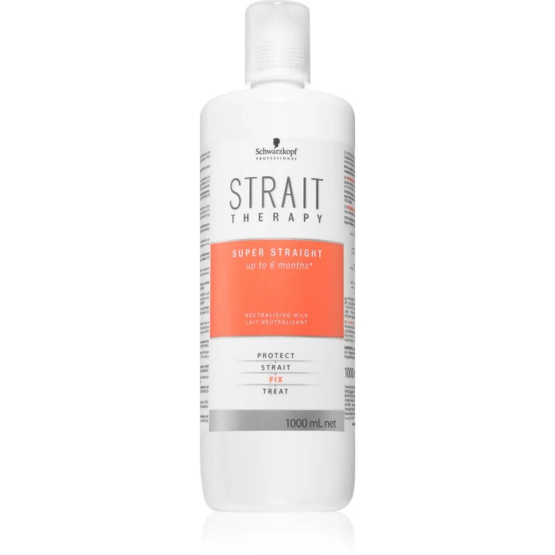 Schwarzkopf Professional STRAIT Therapy Neutralising Milk mleko za lase za fiksacijo in obliko 1000 ml