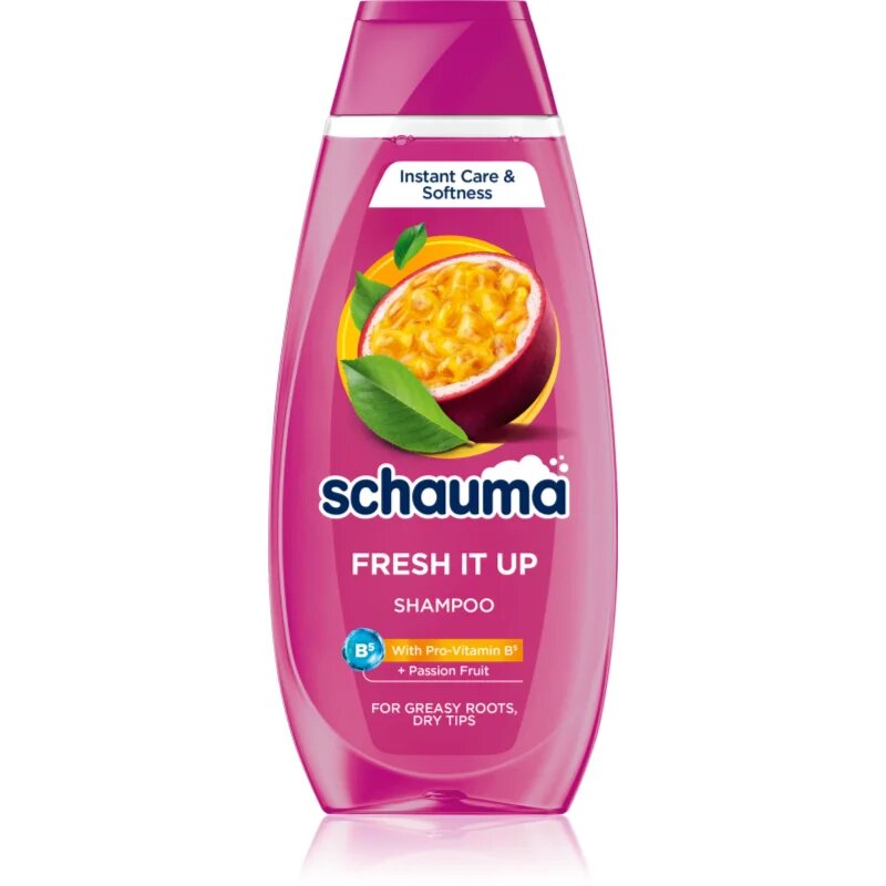 Schwarzkopf Schauma Fresh it up osvežujoči šampon za mastno lasišče in suhe konice 400 ml