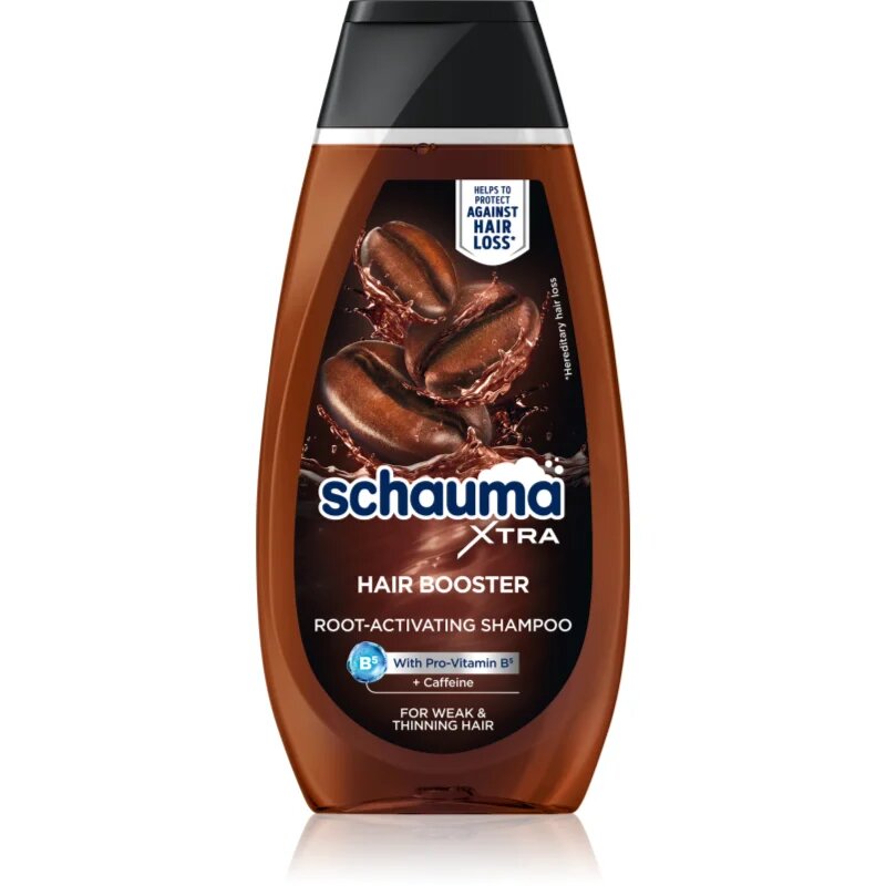 Schwarzkopf Schauma Hair Booster kofeinski šampon za oslabljene lase ki so nagnjeni k izpadanju 350 ml