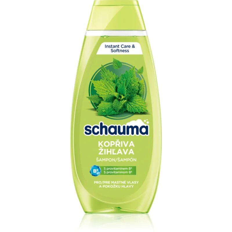Schwarzkopf Schauma Nettle Freshness čistilni šampon za mastne lase in lasišče 400 ml