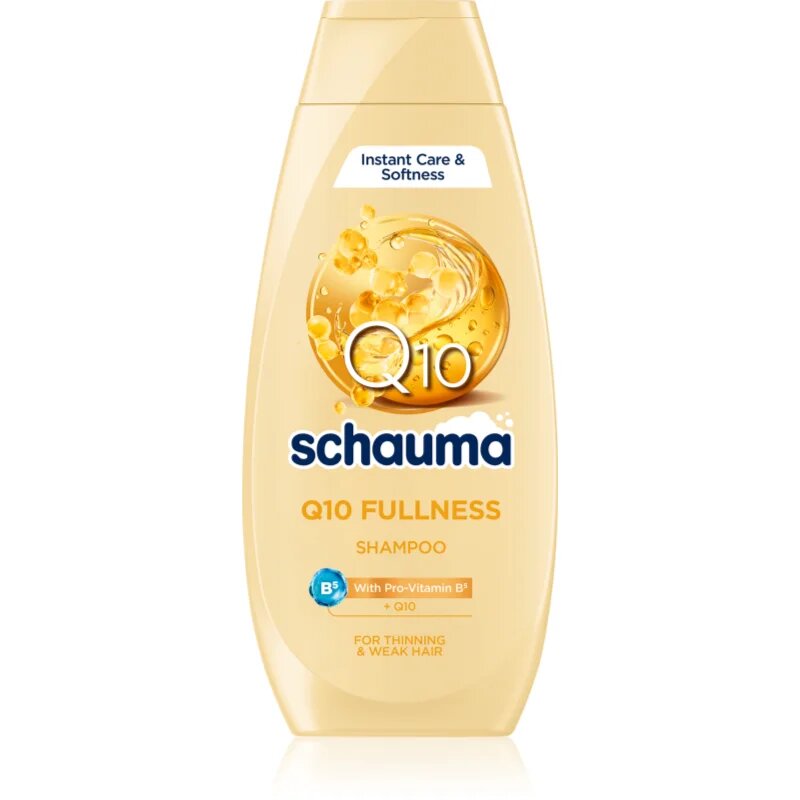 Schwarzkopf Schauma Q10 Fullness šampon za tanke in redke lase s koencimom Q10 400 ml