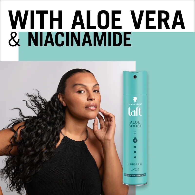 Schwarzkopf Taft Aloe Boost lak za lase z ekstra močnim utrjevanjem 250 ml