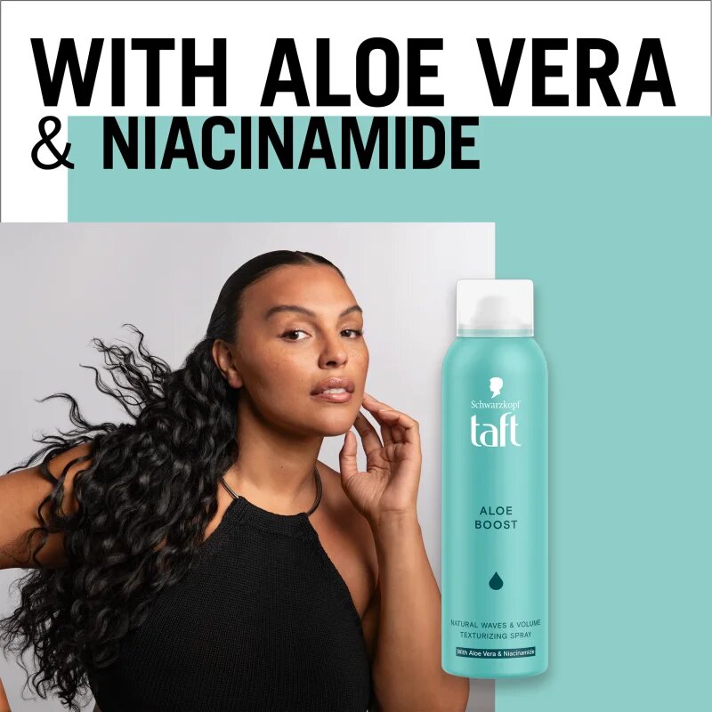 Schwarzkopf Taft Aloe Boost suho pršilo za teksturiranje 150 ml