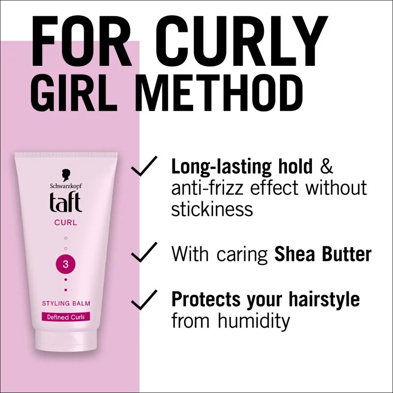 Schwarzkopf Taft Curl oblikovalni balzam za kodraste lase 150 ml