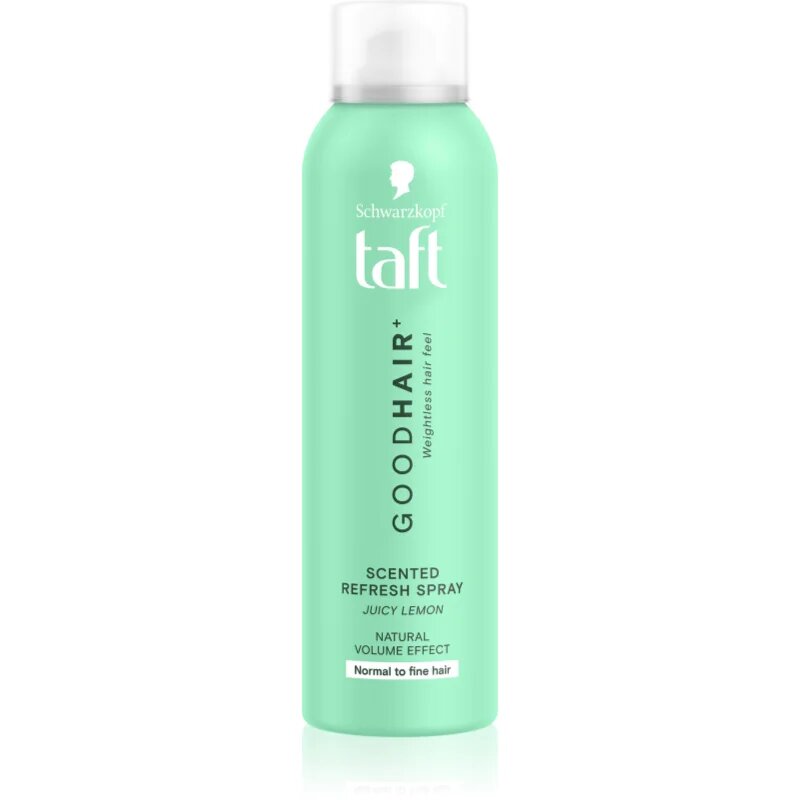 Schwarzkopf Taft Good Hair osvežilno pršilo za tanke do normalne lase dišave Juicy Lemon 150 ml