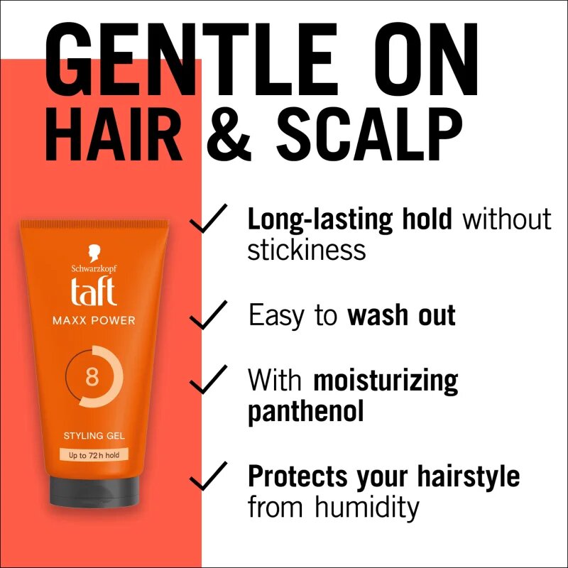 Schwarzkopf Taft Men ekstra močan gel za lase 150 ml