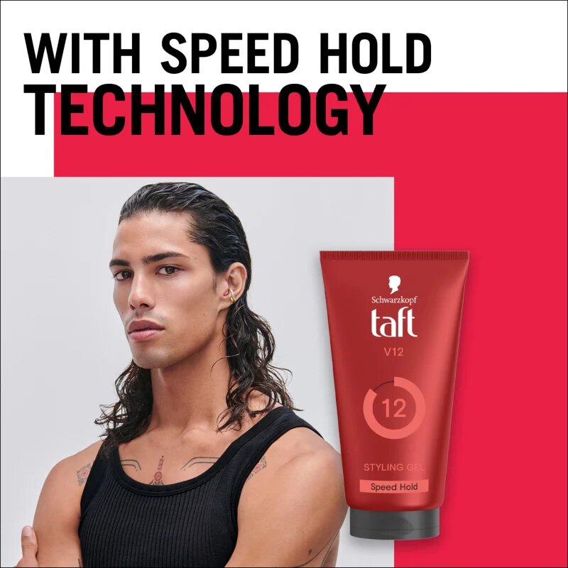 Schwarzkopf Taft Men gel za lase z močno fiksacijo 150 ml