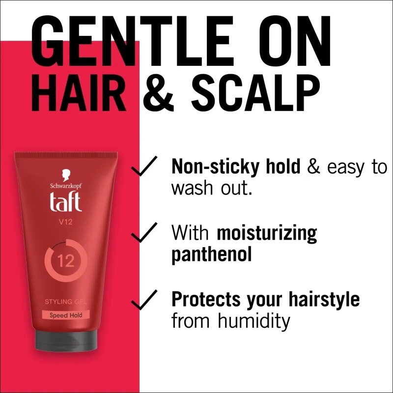 Schwarzkopf Taft Men gel za lase z močno fiksacijo 150 ml