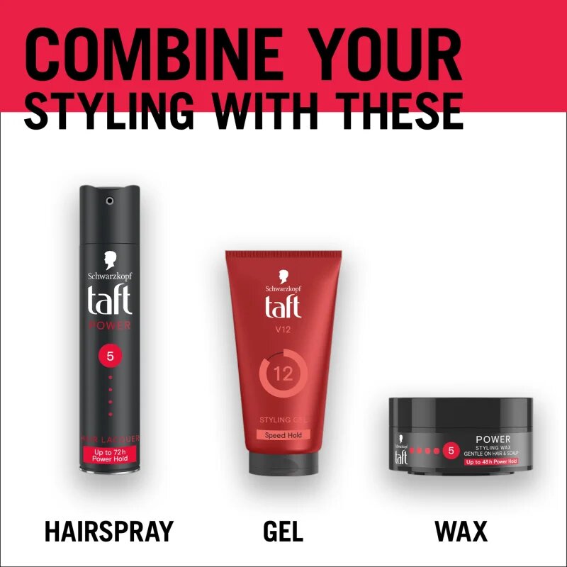 Schwarzkopf Taft Men gel za lase z močno fiksacijo 150 ml