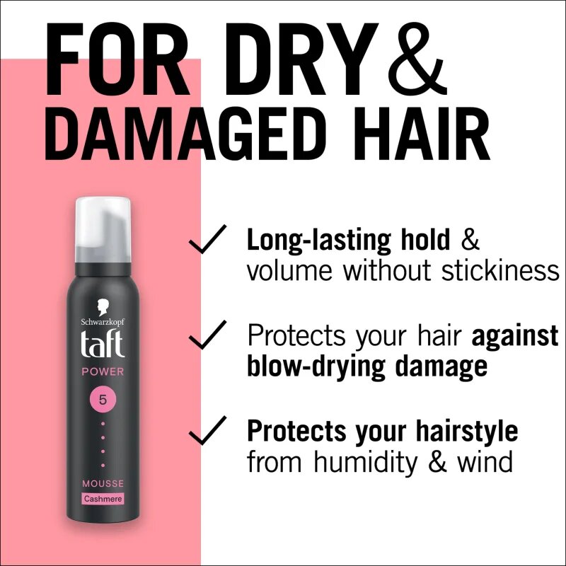 Schwarzkopf Taft Power Cashmere penasti utrjevalec za lase za volumen 200 ml
