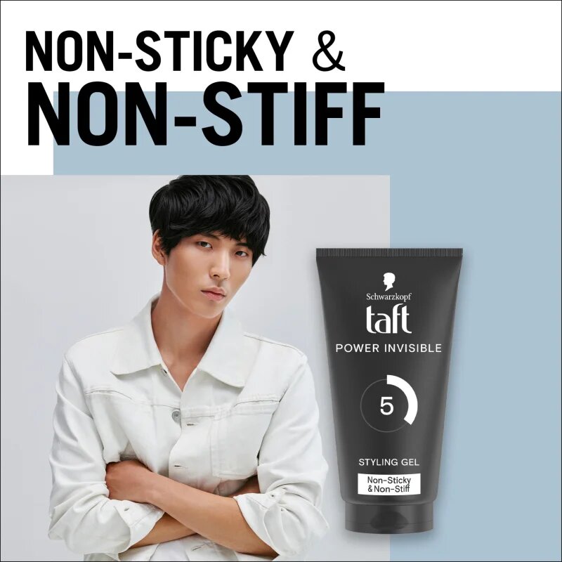 Schwarzkopf Taft Power Invisible gel za lase z močno fiksacijo 150 ml