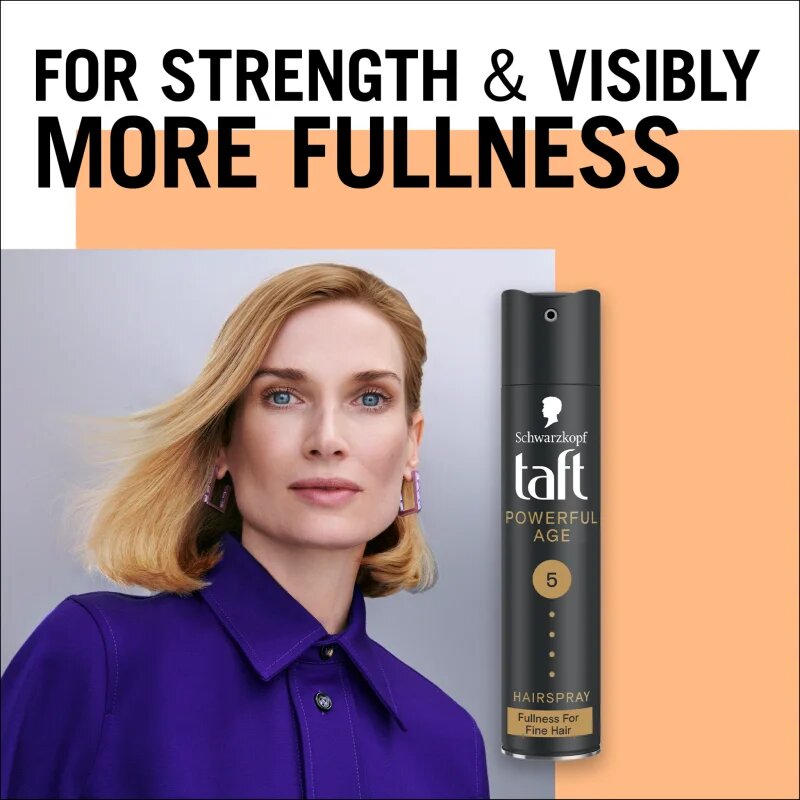 Schwarzkopf Taft Powerful Age lak za lase z ekstra močnim utrjevanjem 250 ml