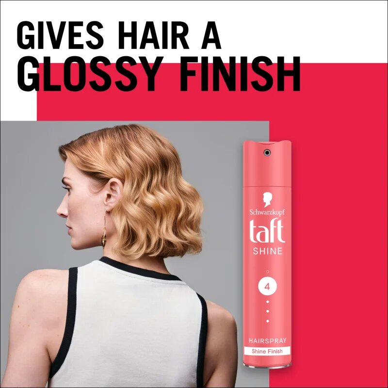 Schwarzkopf Taft Shine lak za lase z ekstra močnim utrjevanjem 250 ml