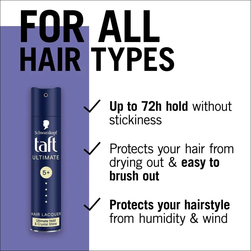 Schwarzkopf Taft Ultimate lak za lase z ekstra močnim utrjevanjem 250 ml