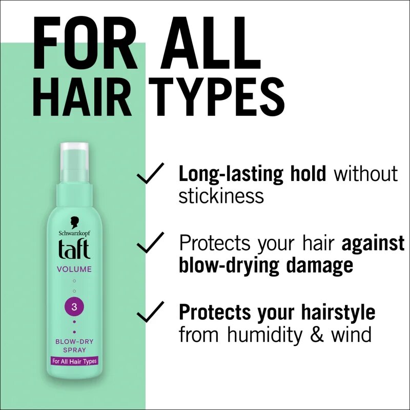 Schwarzkopf Taft Volume pršilo za lase s srednjo fiksacijo 150 ml