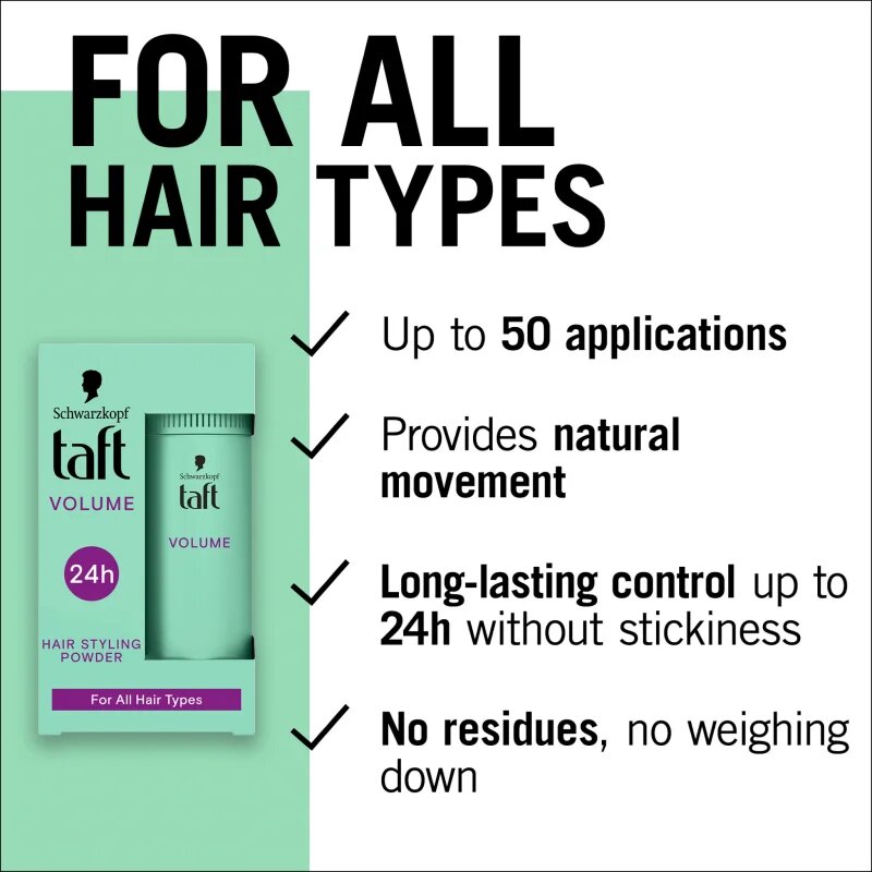 Schwarzkopf Taft Volume puder za lase za volumen 10 g