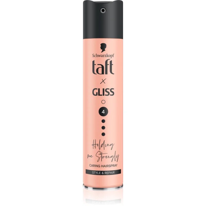 Schwarzkopf Taft x Gliss lak za lase z ekstra močnim utrjevanjem Holding me Strongly 250 ml
