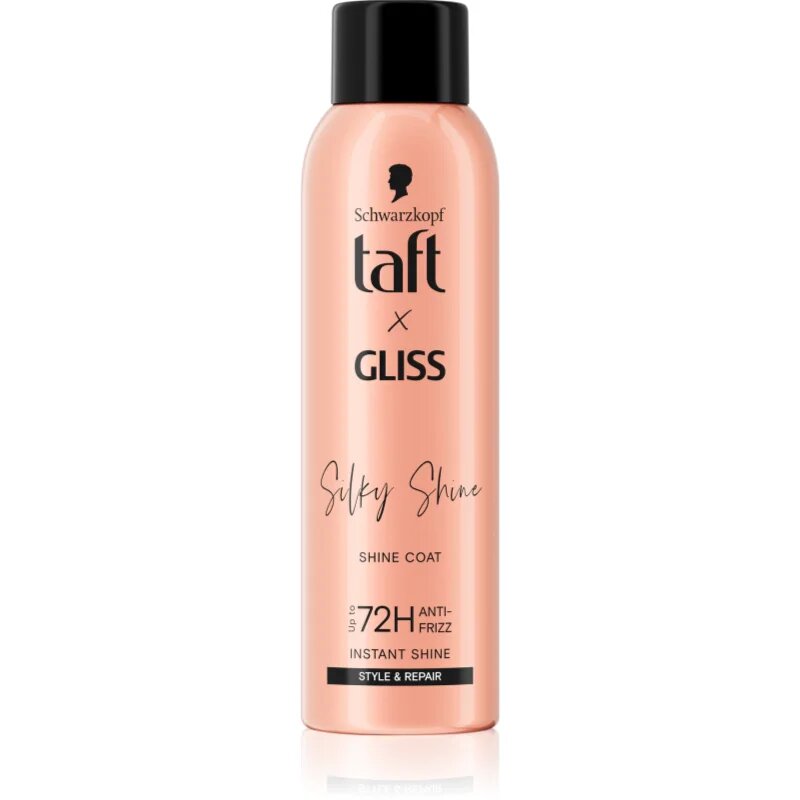 Schwarzkopf Taft x Gliss pršilo za sijaj za lase Silky Shine 150 ml